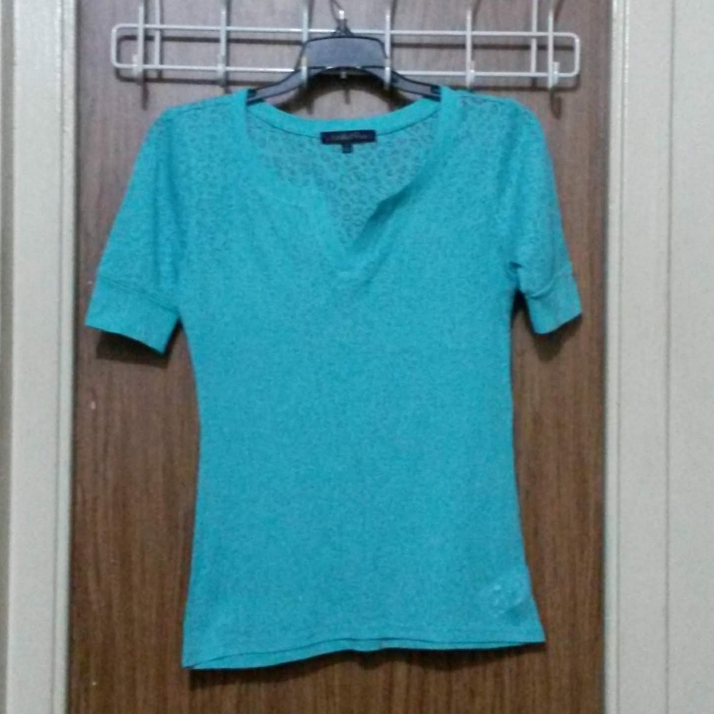 Wishful Park Ribbed Lacey Tee